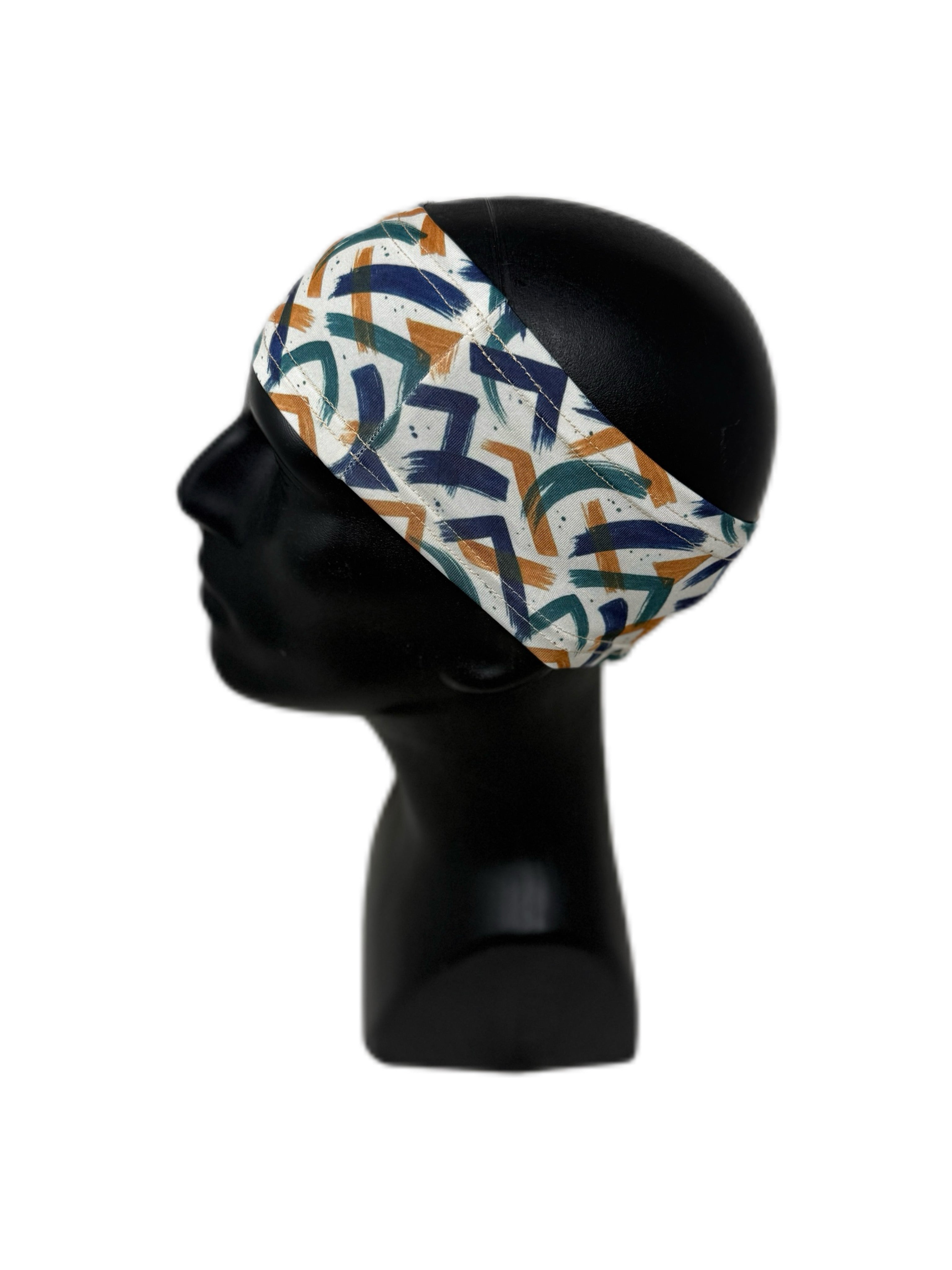 Abstract Brushstroke Stretch Headband - Double R Rags