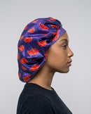 Akatsuki Purple Silk Bonnet - Double R Rags