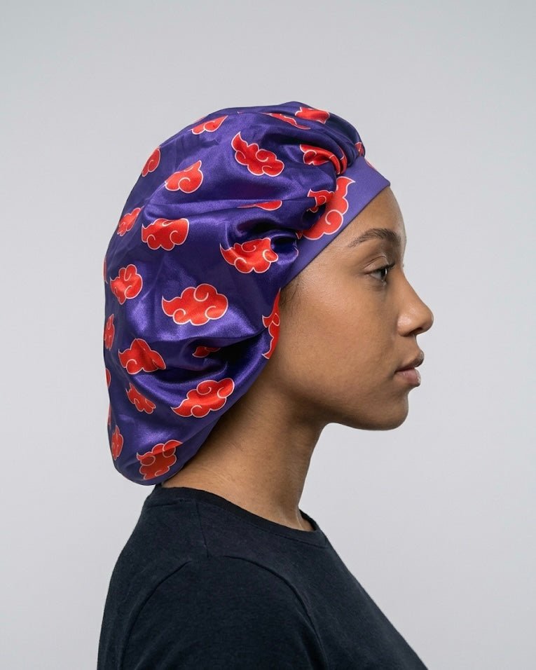 Akatsuki Purple Silk Bonnet - Double R Rags