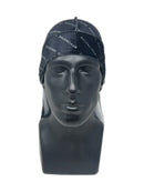Black Balency Designer Velvet Durag - Double R Rags