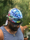 Black Double R Floral Velvet Durag - Double R Rags