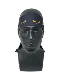 Black FF Monster Head Wrap - Double R Rags