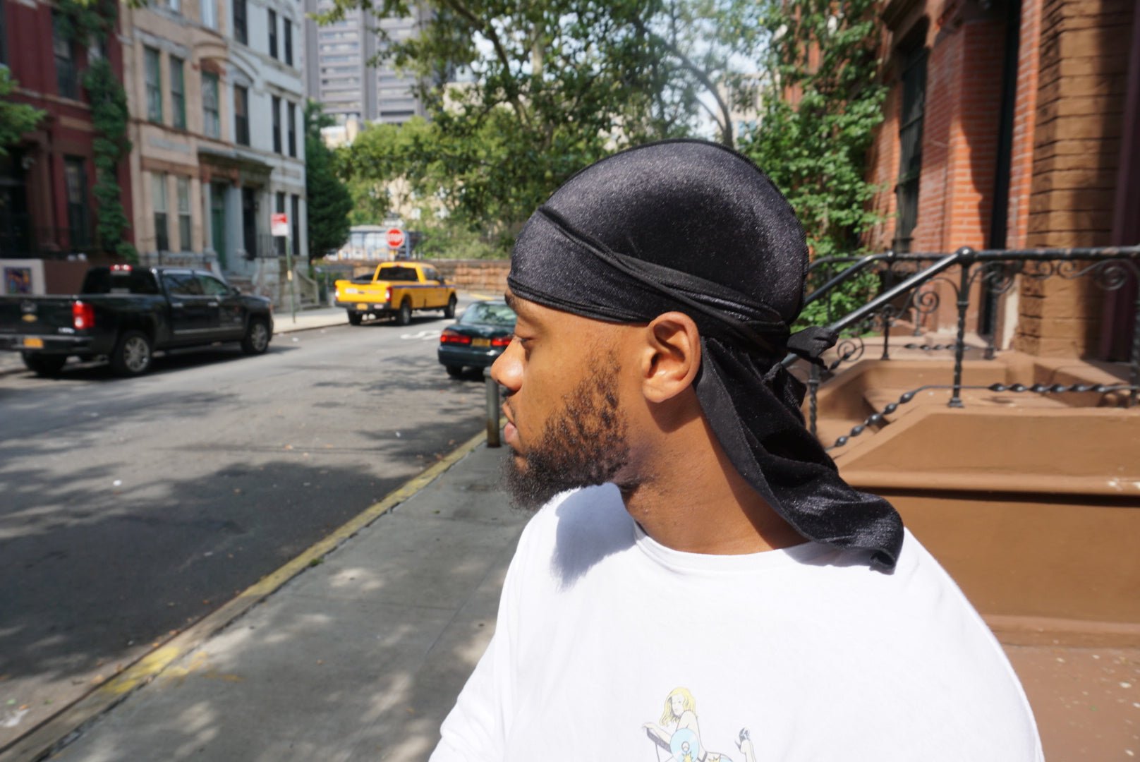 Black Velvet Durag - Double R Rags