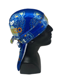Blue Designer Velvet Durag - Double R Rags
