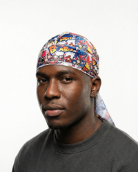 Bomberman Velvet Durag velvet durag by Double R Rags
