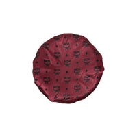 Burgundy MCM Silk Bonnet - Double R Rags