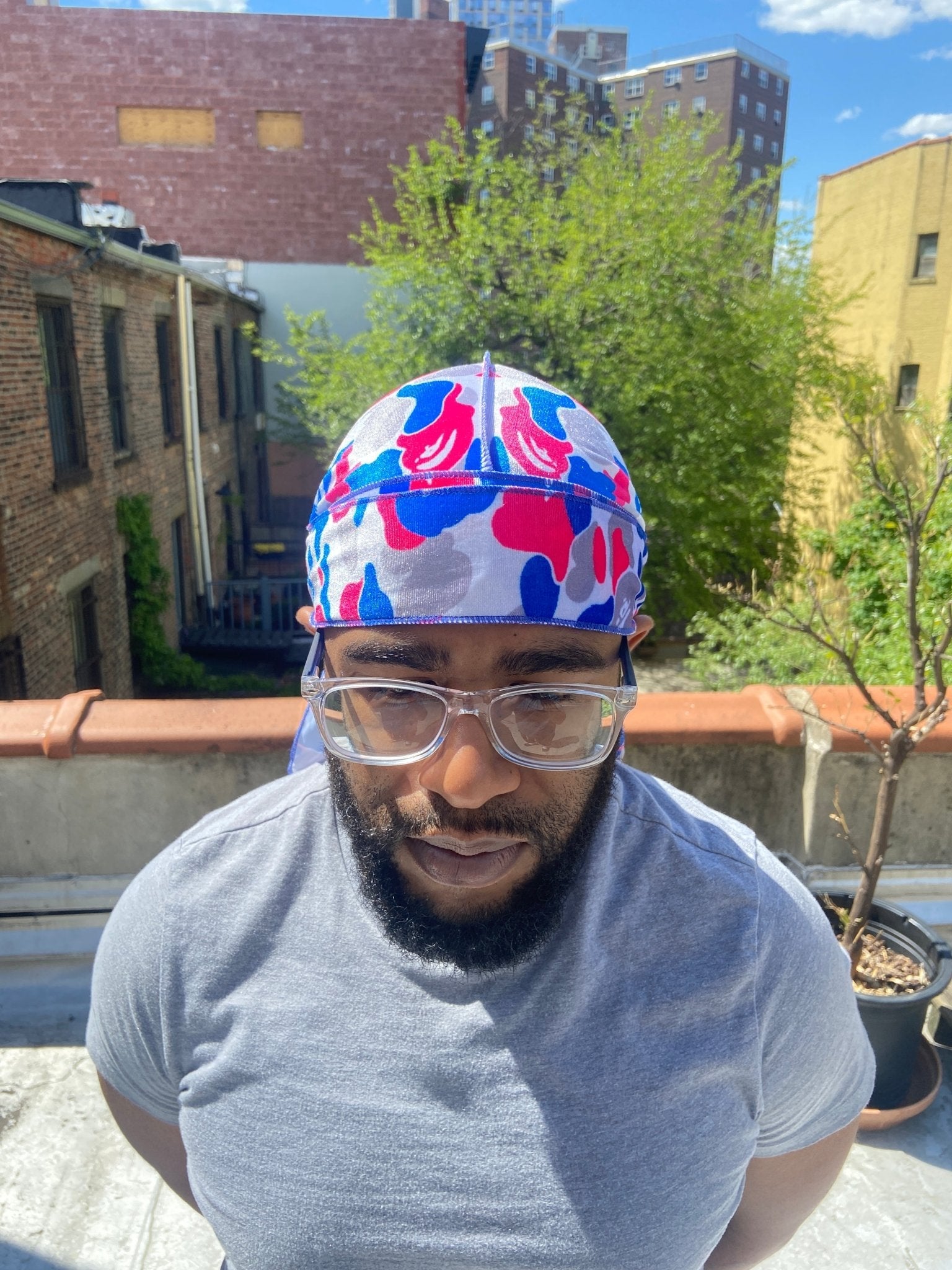 Camo Designer Velvet Durag