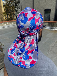 Camo Designer Velvet Durag - Double R Rags