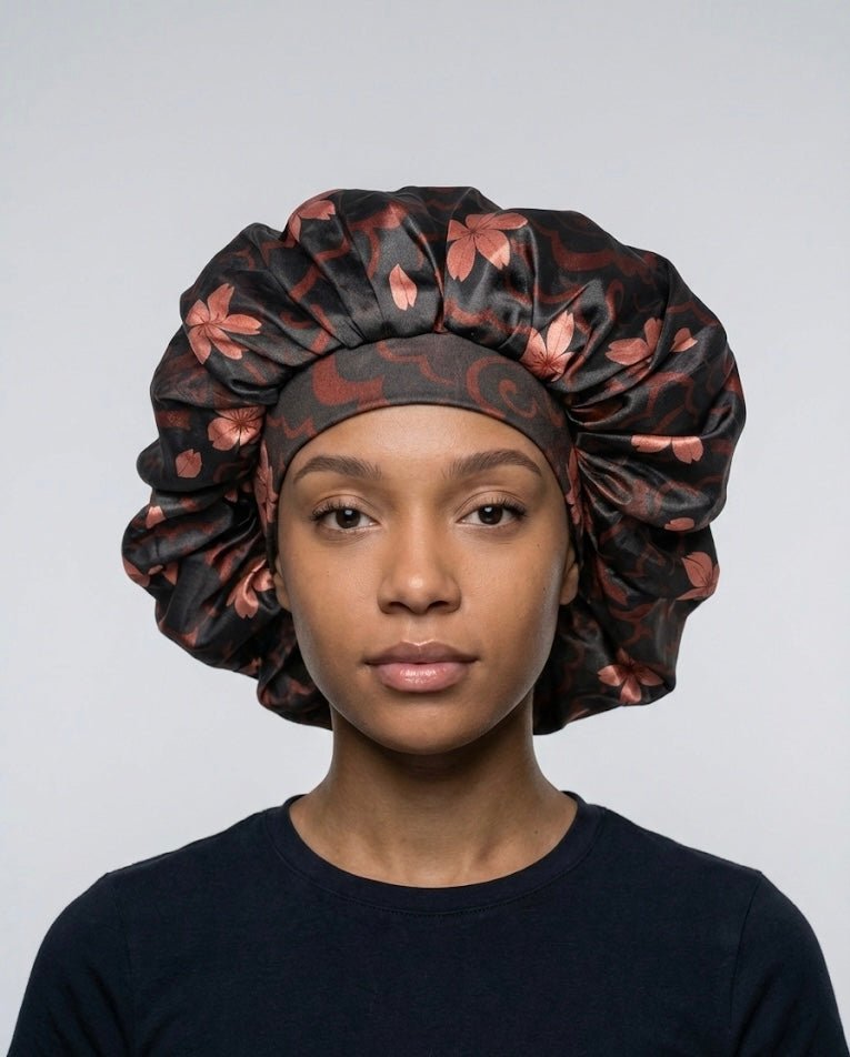 Cherry Blossom Silk Bonnet - Double R Rags