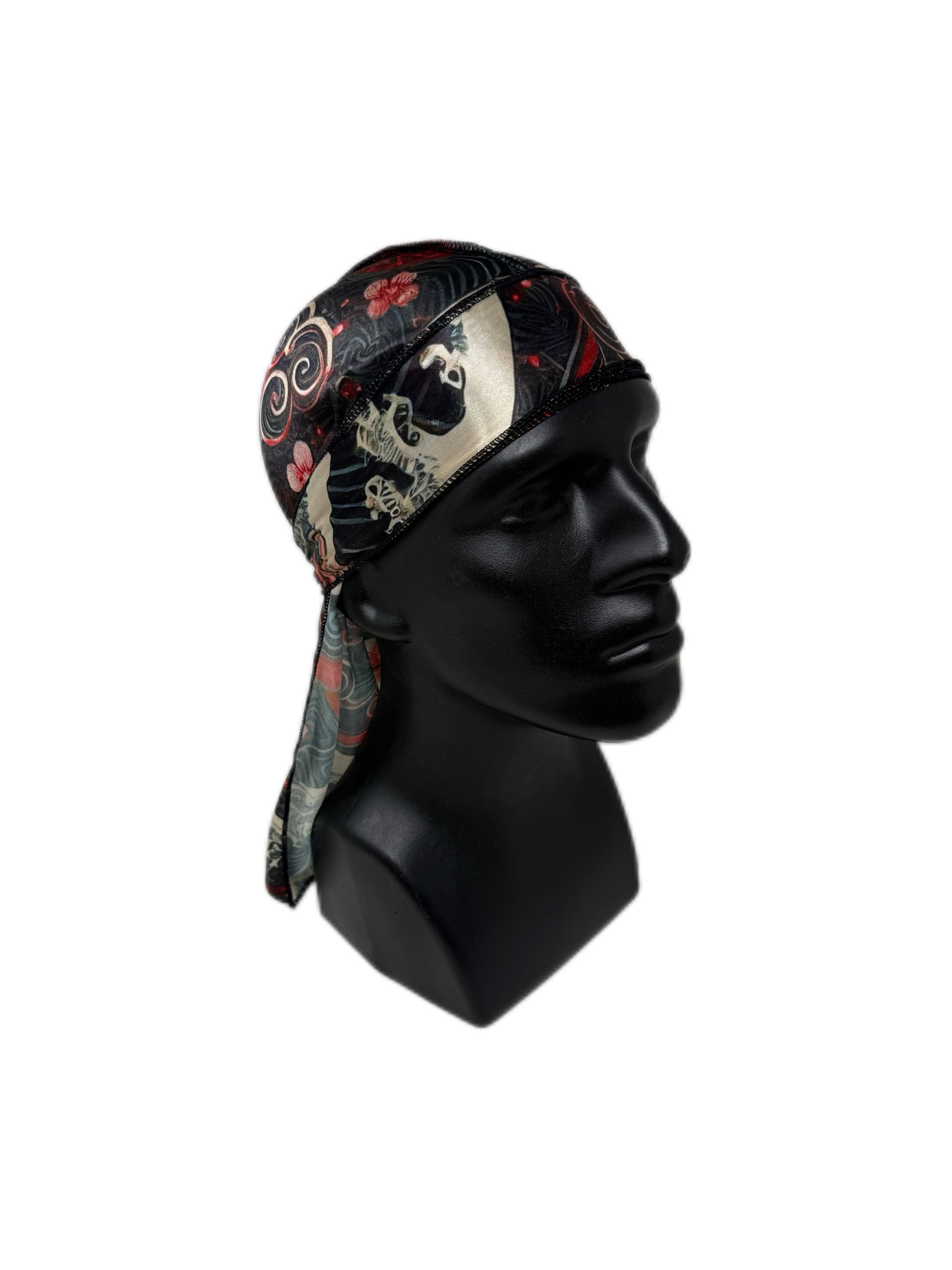 Cherry Blossom Wave Silk Durag