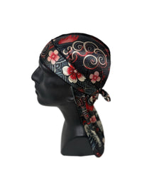 Cherry Blossom Wave Silk Durag - Double R Rags