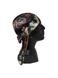 Cherry Blossom Wave Silk Durag - Double R Rags