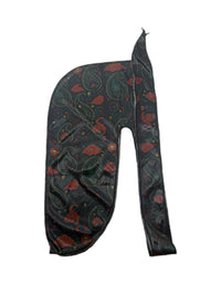 Crimson Cloud Paisley Silk Durag - Double R Rags