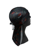 Crimson Cloud Paisley Silk Durag - Double R Rags