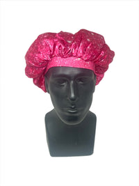 Crushed Pink Silk Bonnet - Double R Rags