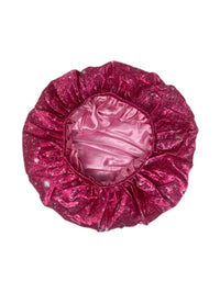 Crushed Pink Silk Bonnet - Double R Rags