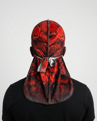 Dark Red Rose Velvet Durag - Double R Rags