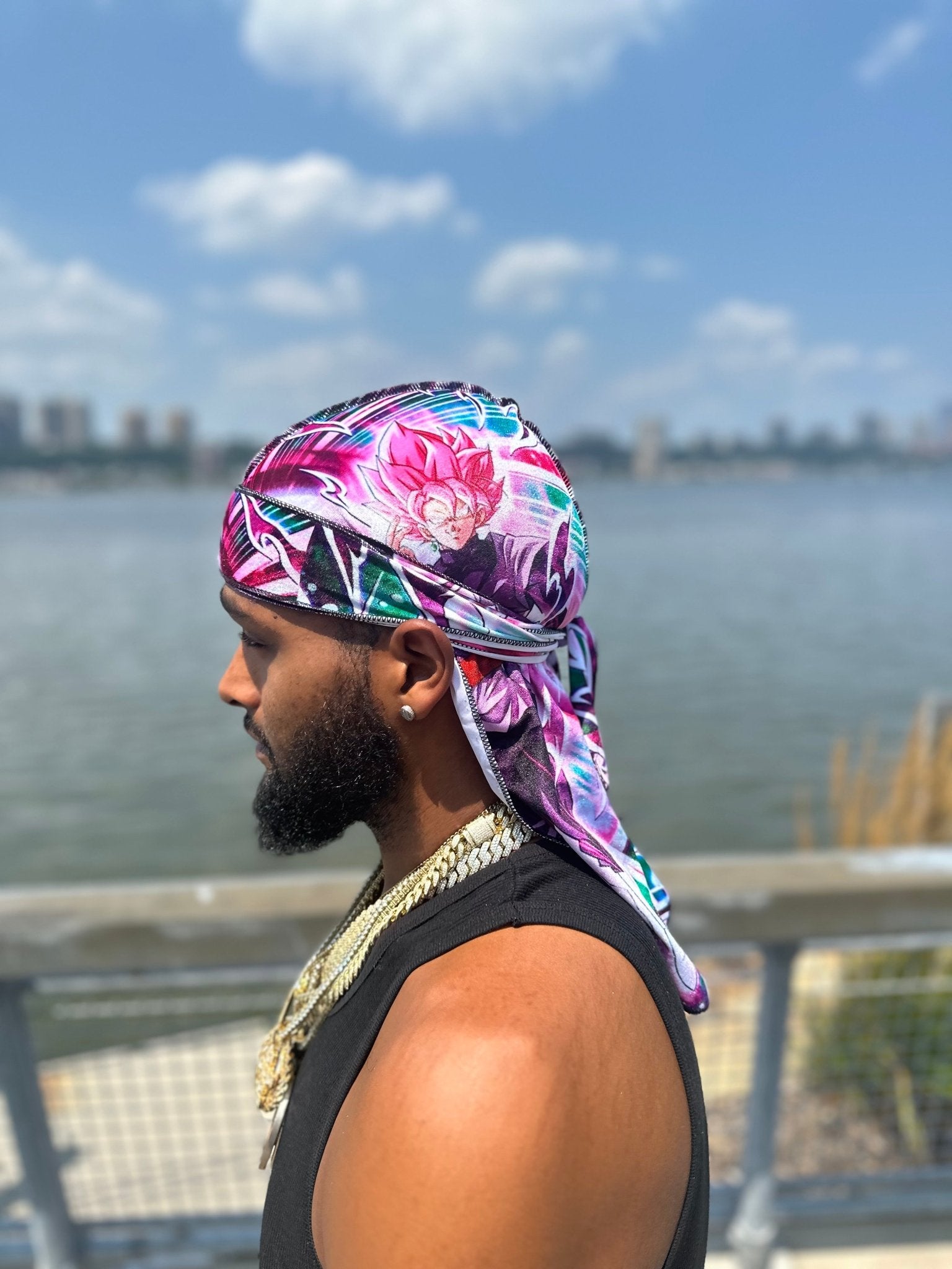 Goku Black (SSJ Rose) Velvet Durag