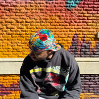 Graffiti Velvet Durag - Double R Rags