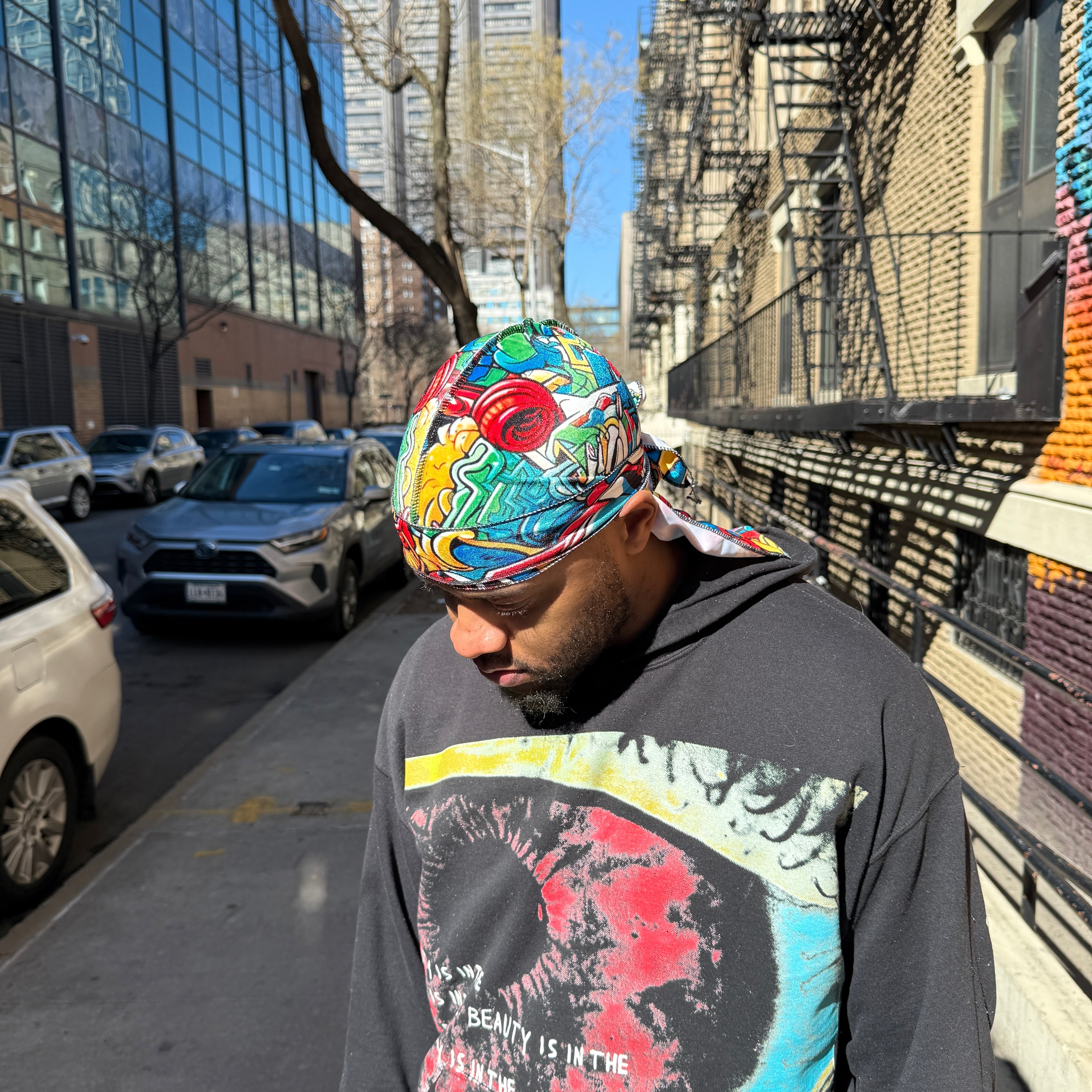 Graffiti Velvet Durag