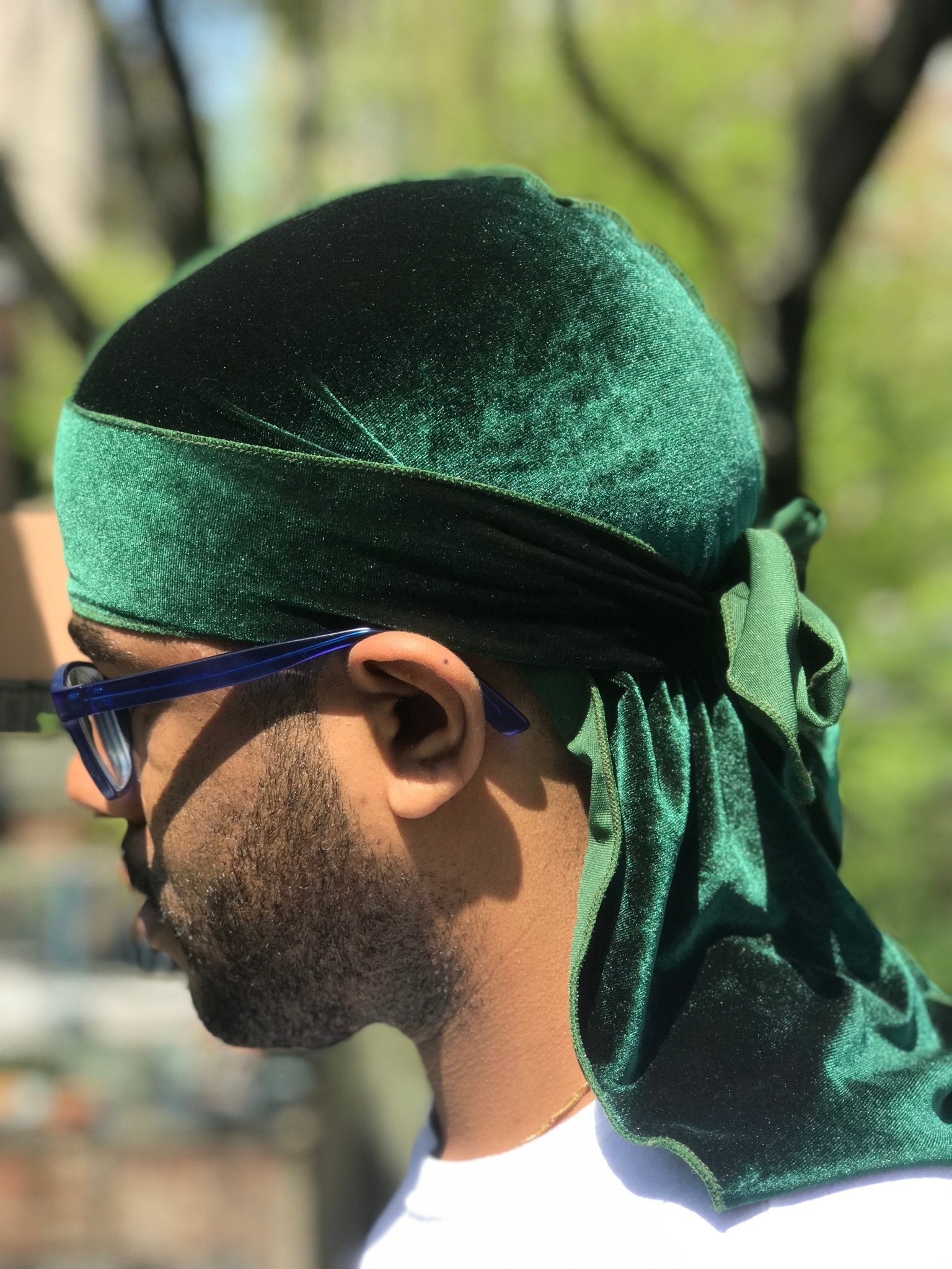 "Green" Velvet durag