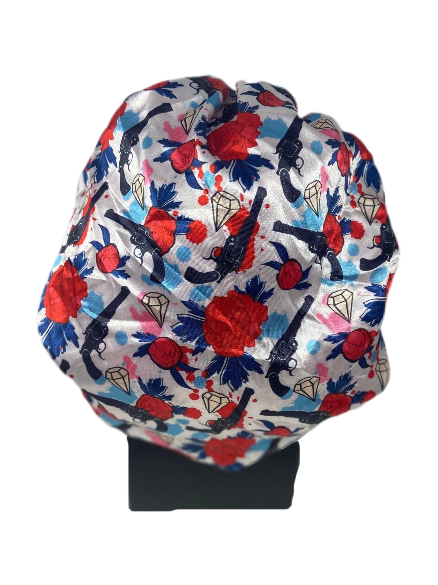 Gunz and Roses Silk Bonnet