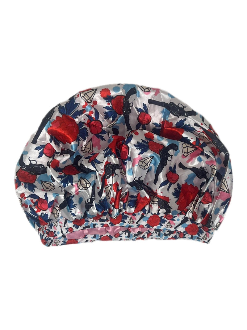 Gunz and Roses Silk Bonnet