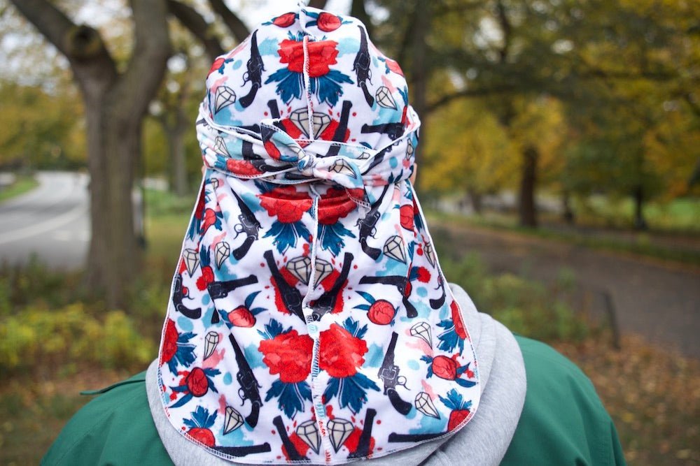 “Gunz and Roses” Velvet Durag - Double R Rags