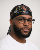 “Kiss” Luxurious Silk Durag - Double R Rags