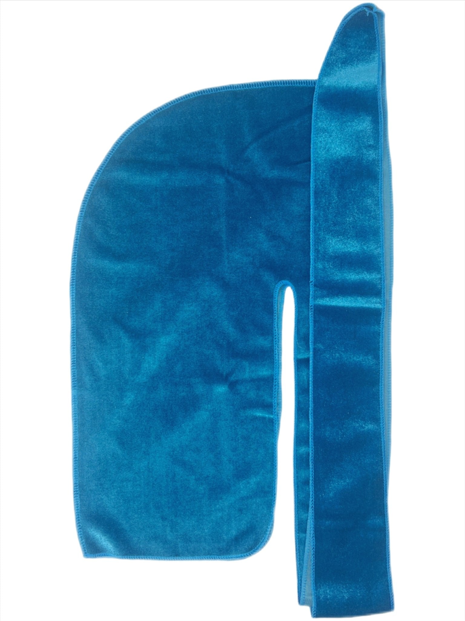 Light Blue Velvet Durag - Double R Rags