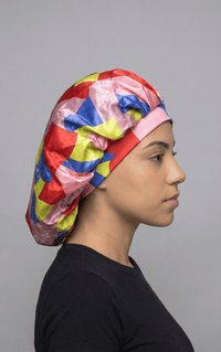 Luxurious Designer Silk Bonnet - Double R Rags