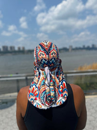 Luxurious Floral Paisley Velvet Durag - Double R Rags