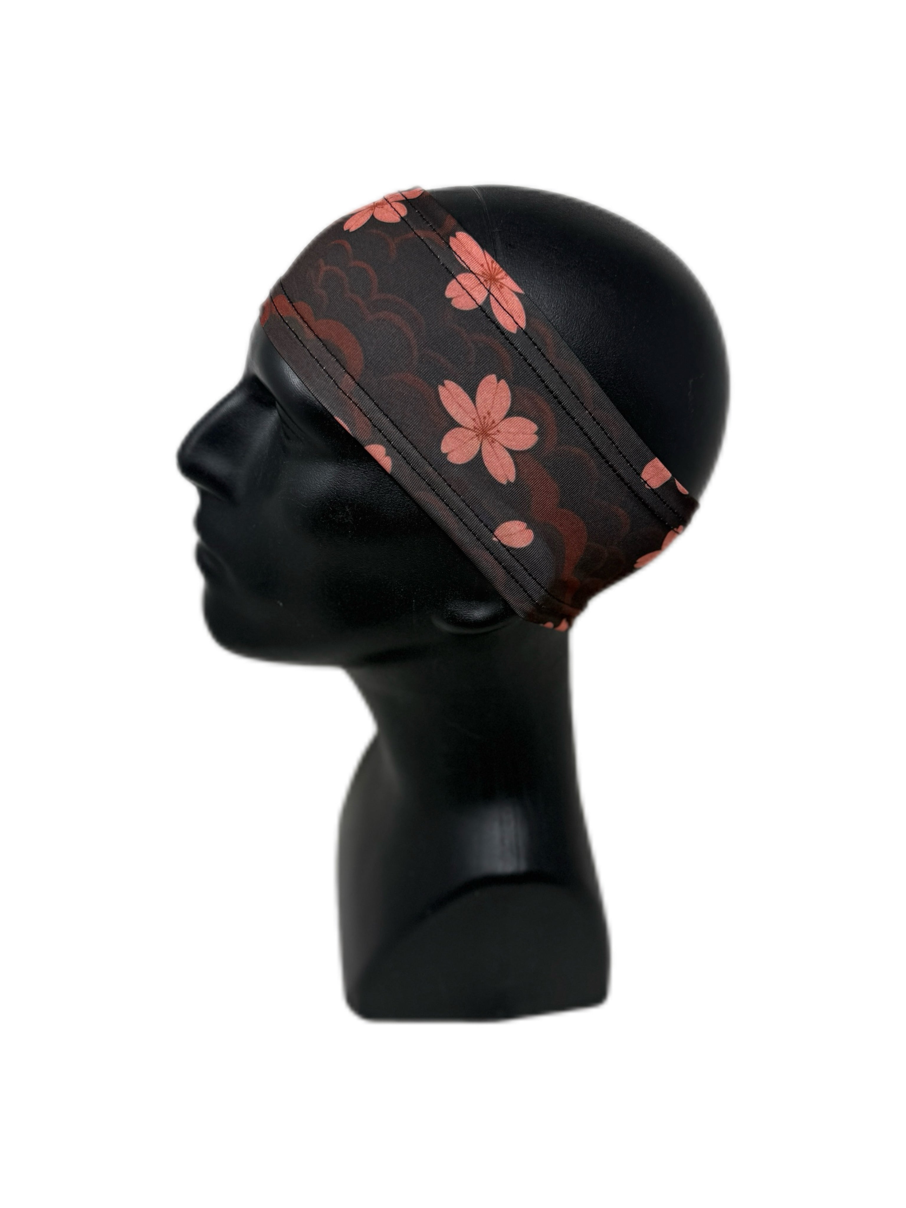 Midnight Sakura Stretch Headband - Double R Rags