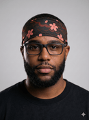 Midnight Sakura Stretch Headband - Double R Rags