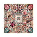 Multicolor Floral Pattern Satin Hair Scarf - Double R Rags