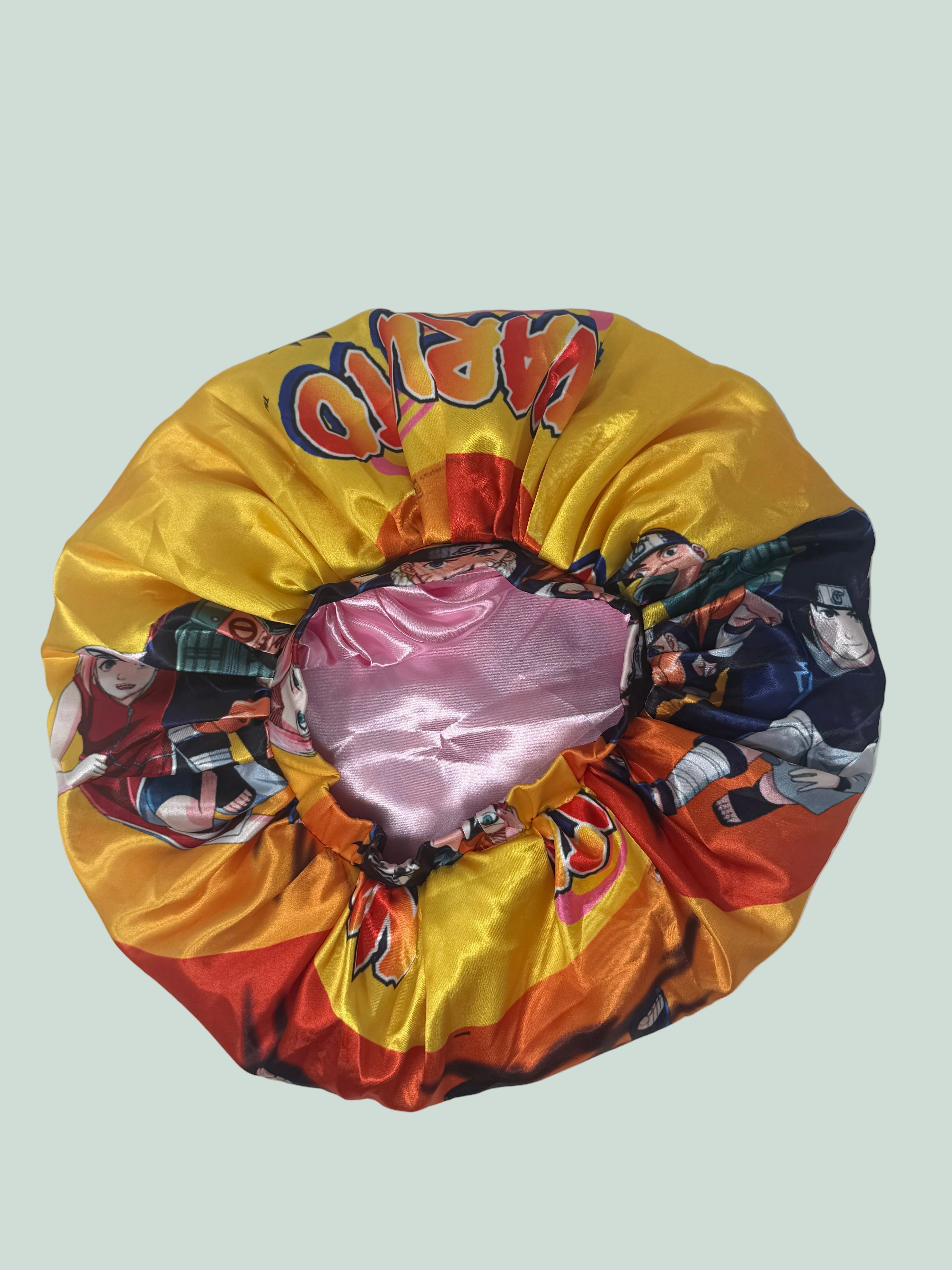 Naruto Luxurious Silk Bonnet - Double R Rags
