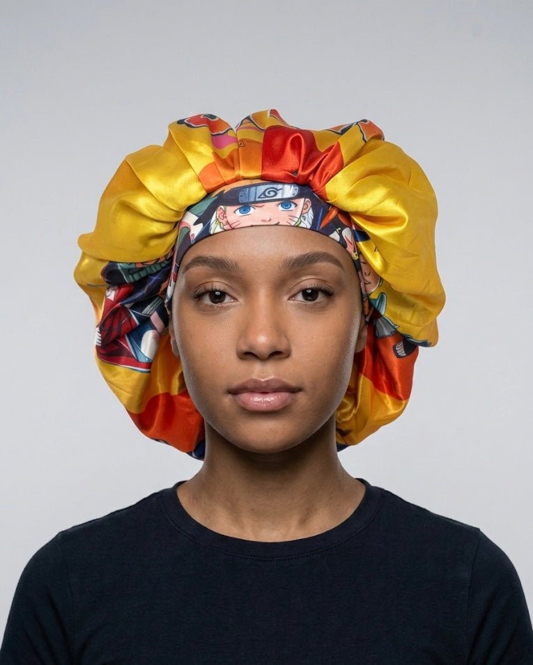 Naruto Luxurious Silk Bonnet - Double R Rags