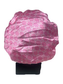Pink GG Designer Silk Bonnet - Double R Rags