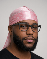 Pink GG Silk Durag - Double R Rags