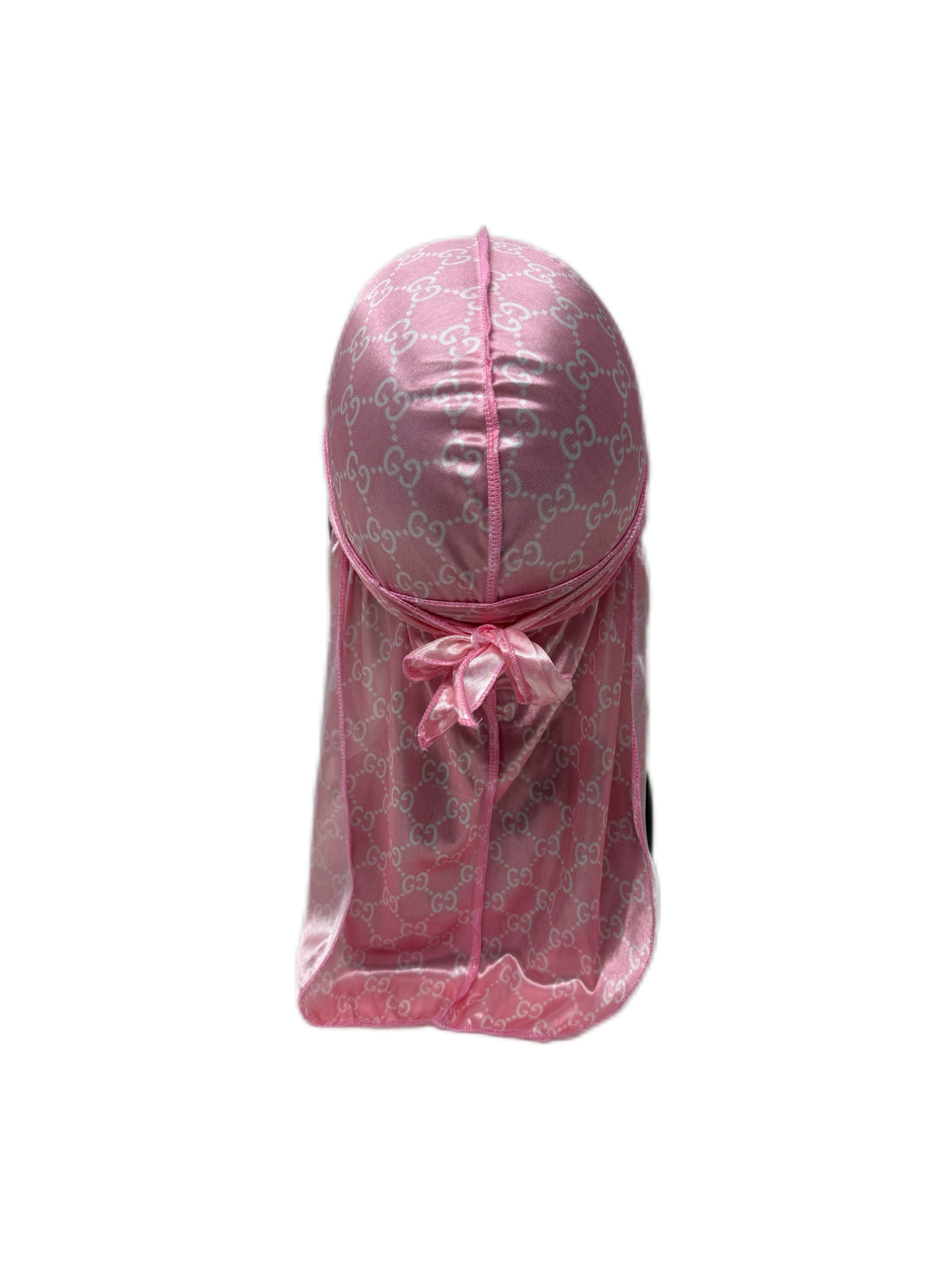 Pink GG Silk Durag - Double R Rags