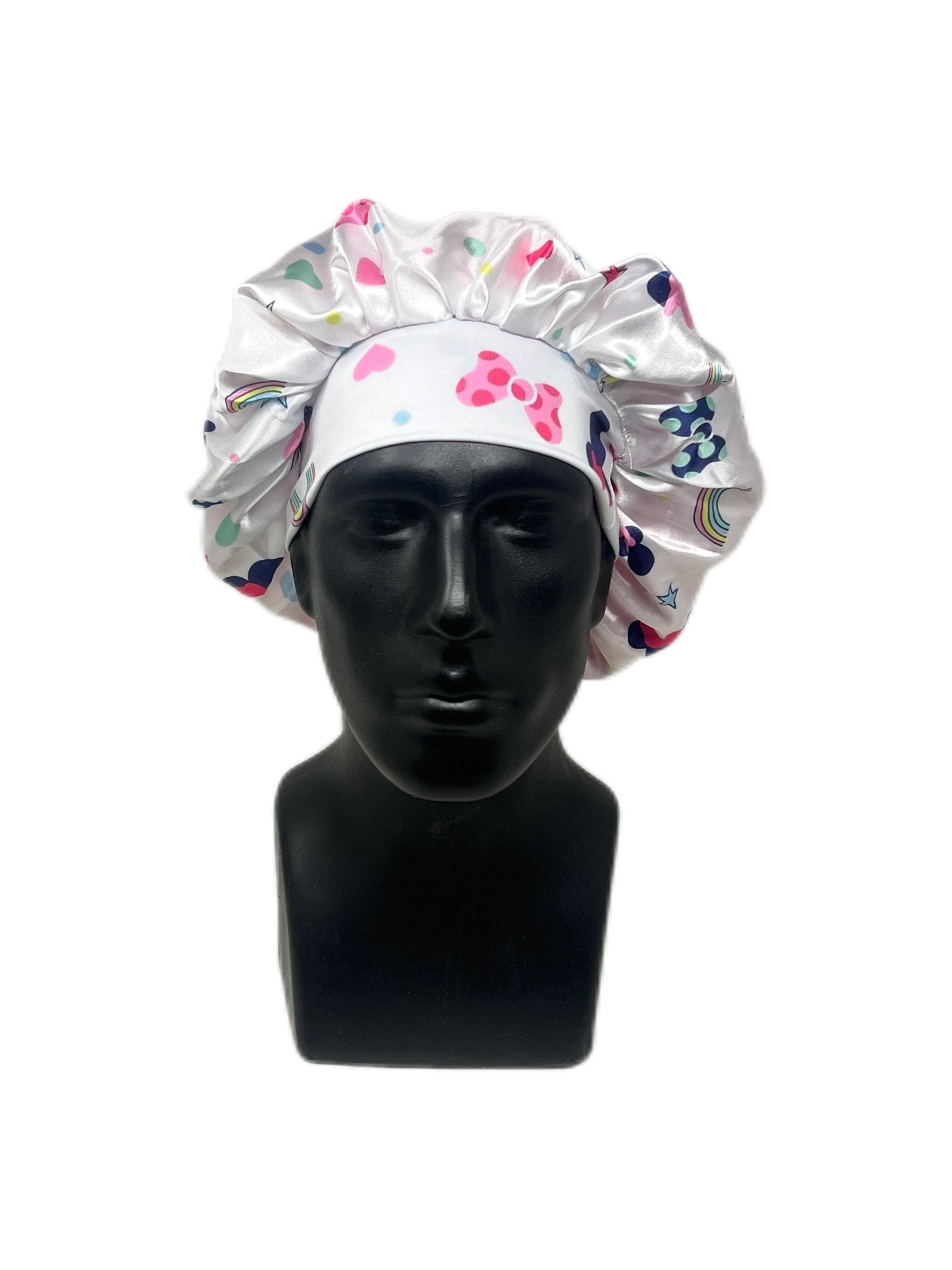 Pink Minnie Mouse Silk Bonnet