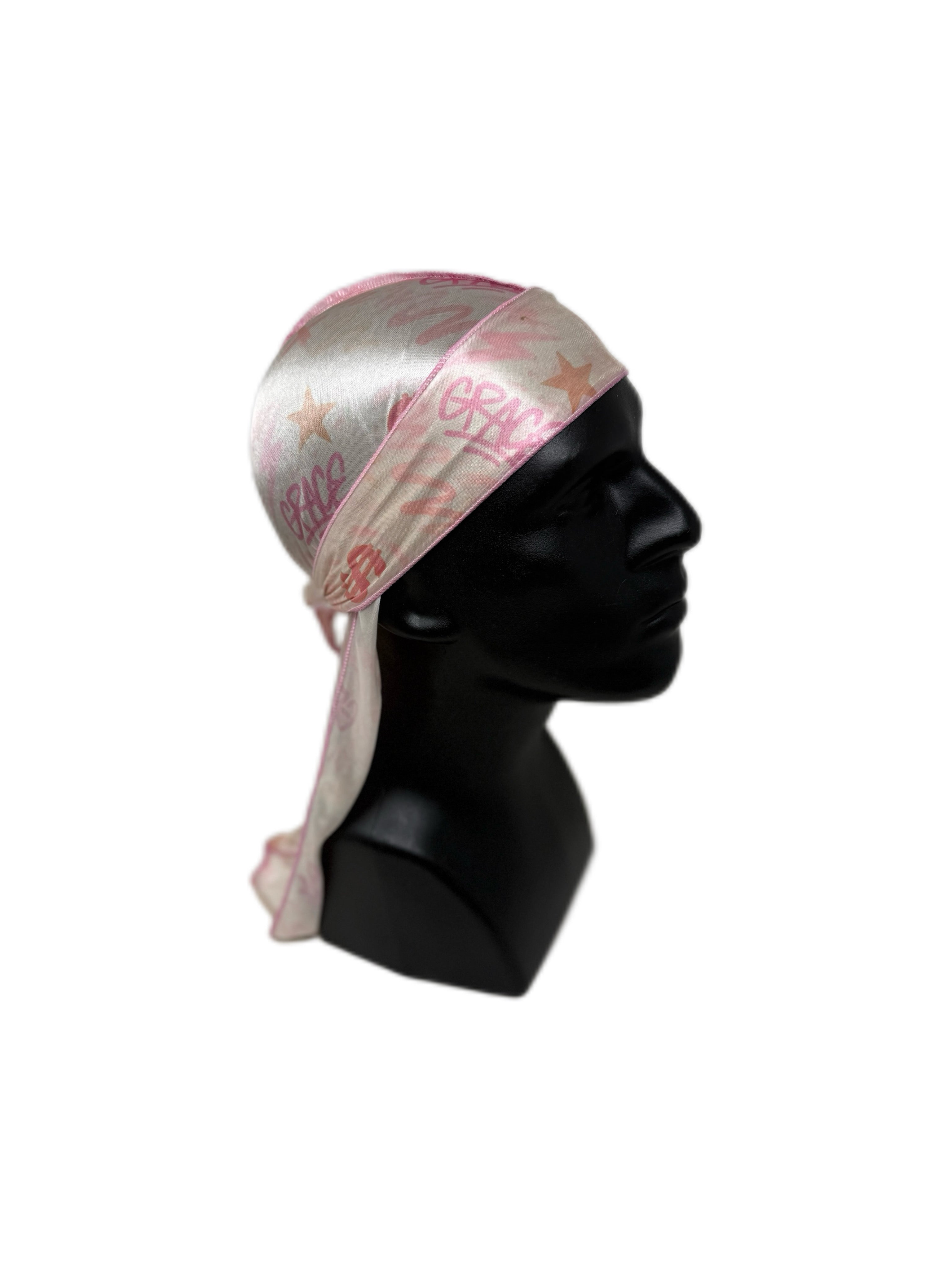 Pink Money Silk Durag