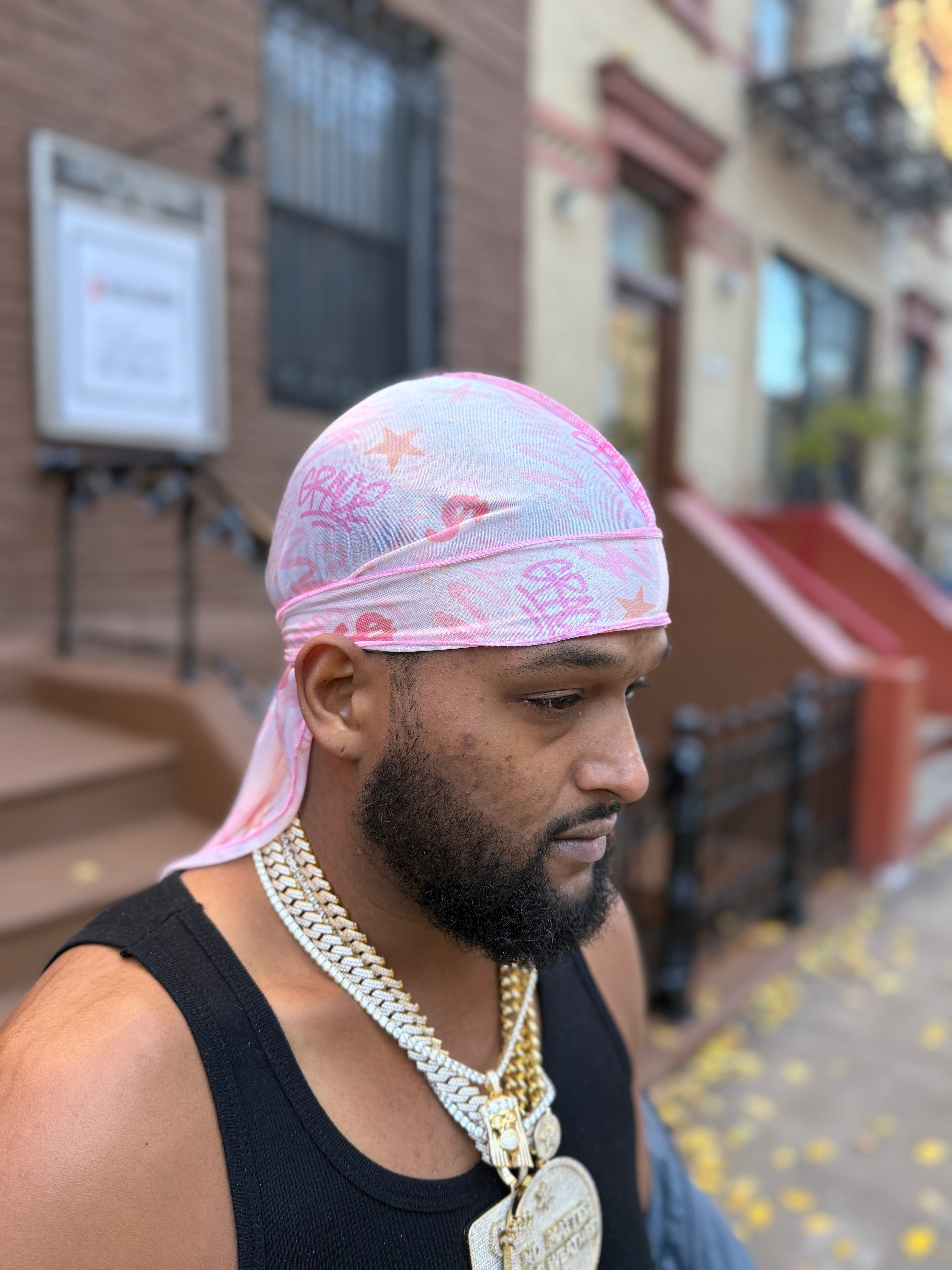 Pink Money Silk Durag - Double R Rags