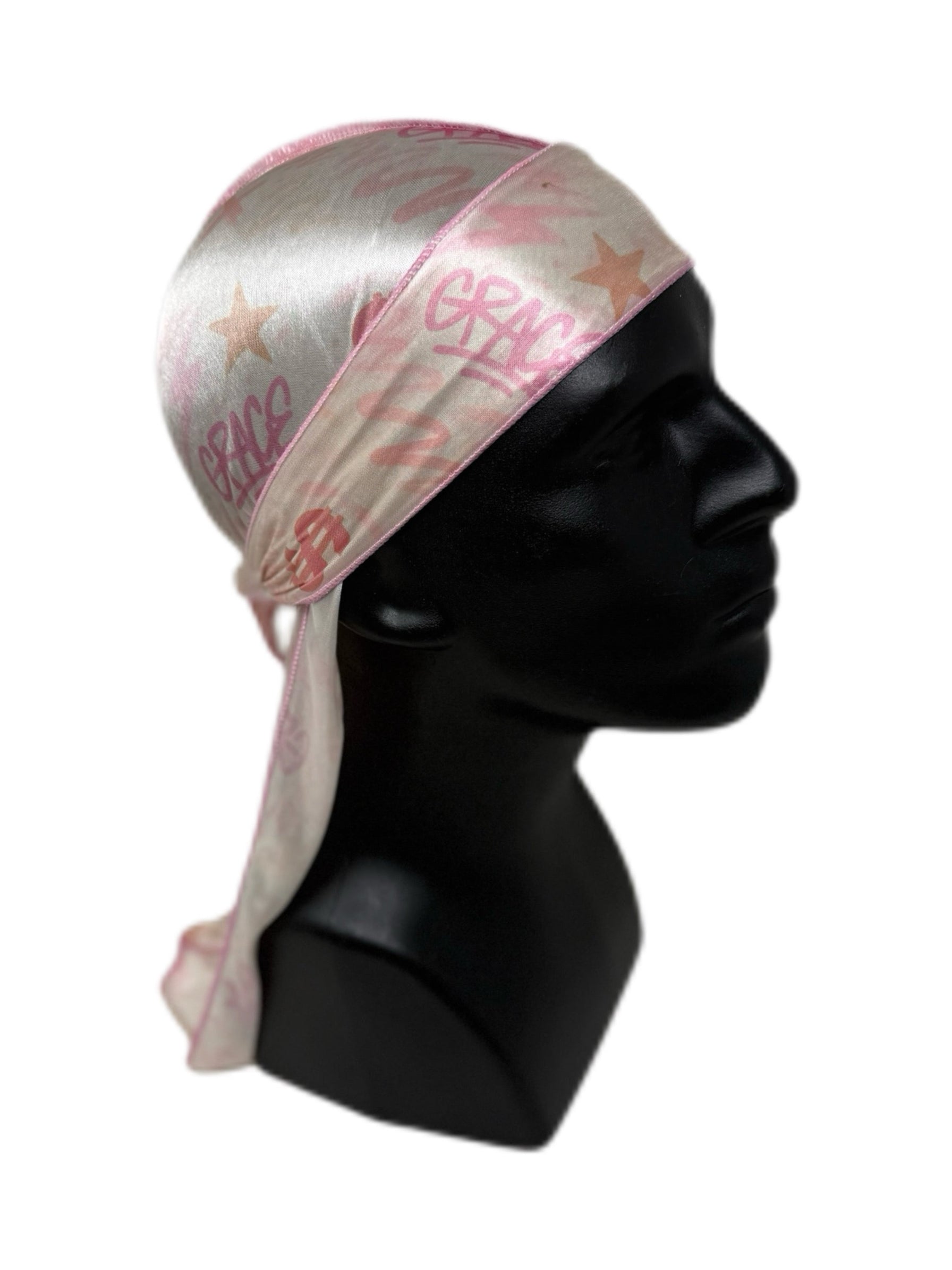 Pink Money Silk Durag