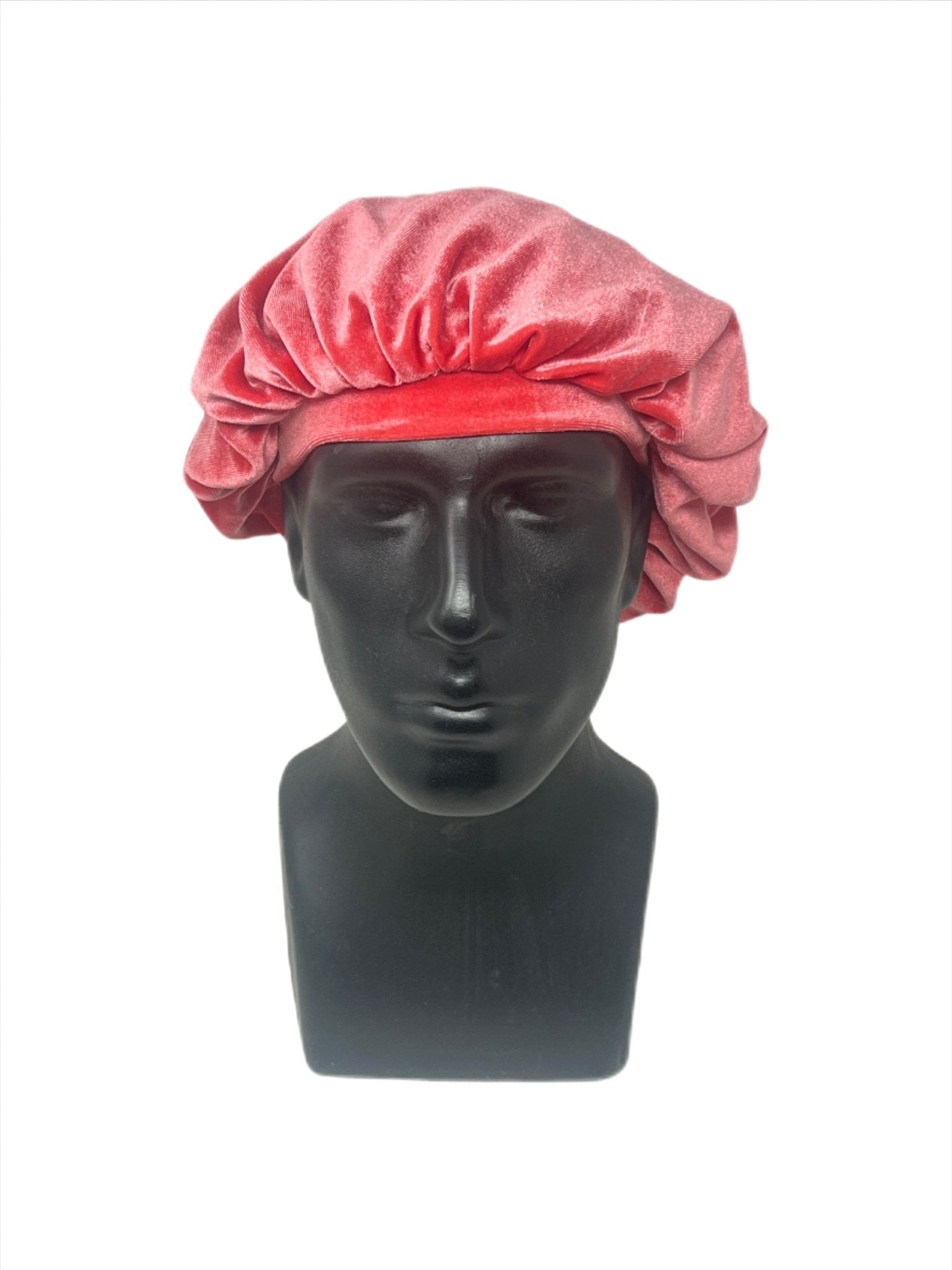 Pink Velvet Bonnet