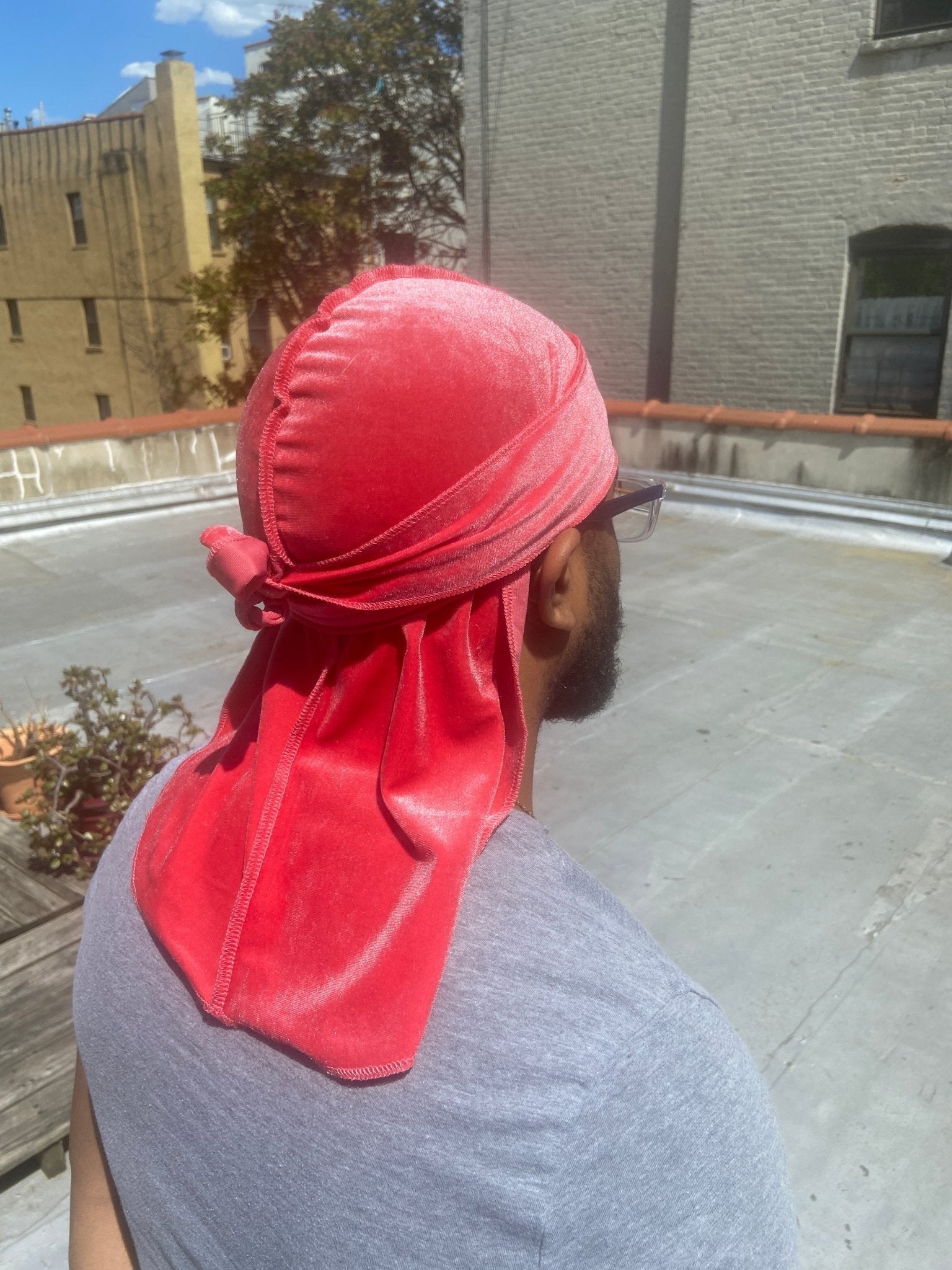 Pink Velvet Durag