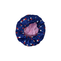 Royal Blue Silk Tommy Bonnet - Double R Rags