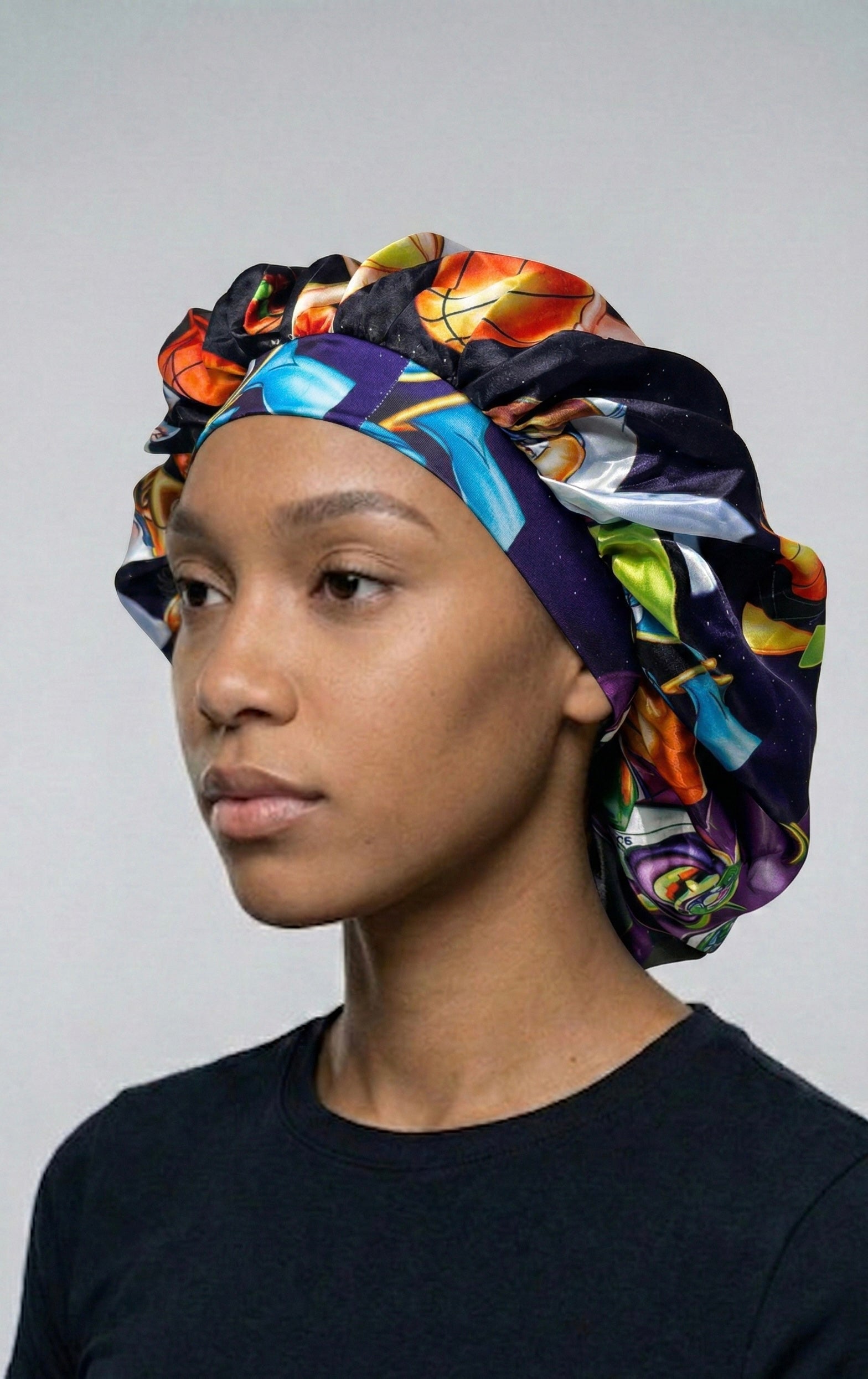 Space Jam Luxurious Silk Bonnet - Double R Rags
