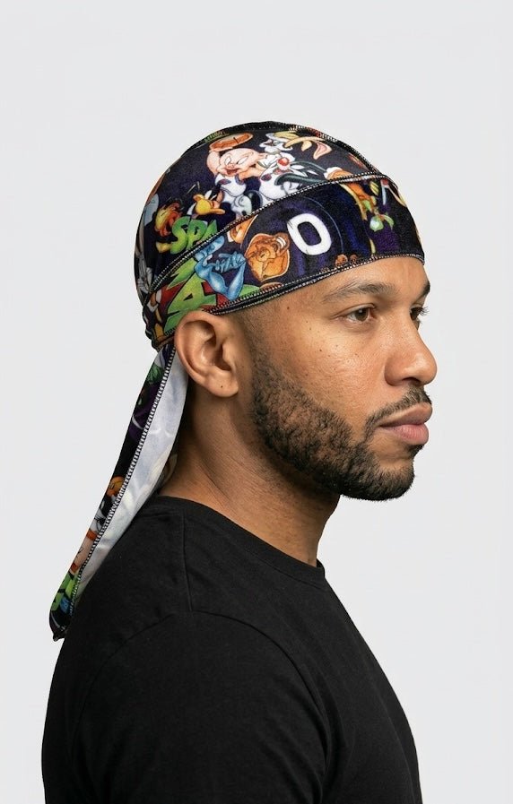 Space Jam Velvet Durag - Double R Rags