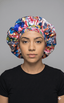 Sunset Floral Silk Bonnet - Double R Rags